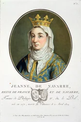 Jeanne de Navarren (1271-1304) muotokuva, 1788